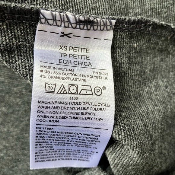 XS Petite Heather Grey Pencil Skirt XS - Picture 5 of 5